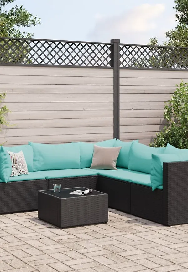 Superfin möbelgrupp i svart från vidaXL.