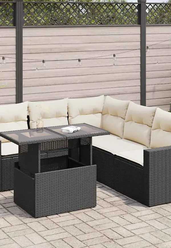 Svart VidaXL soffbord som passar perfekt till hösten 2025!