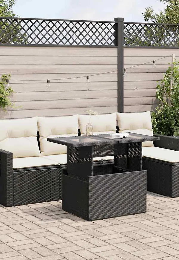 Riktigt fin svart bord 2025 från vidaXL.