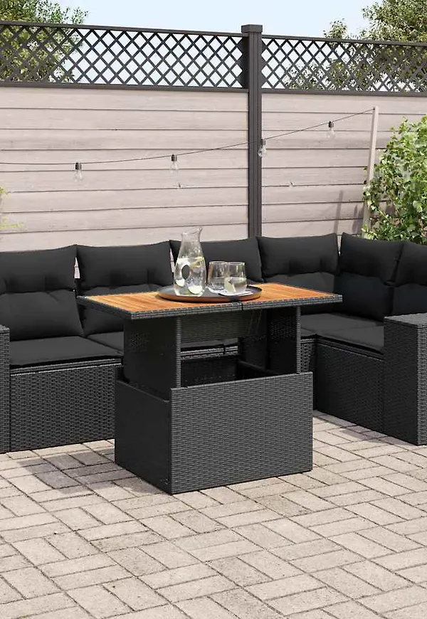 Skön svart bord 2025 från vidaXL.