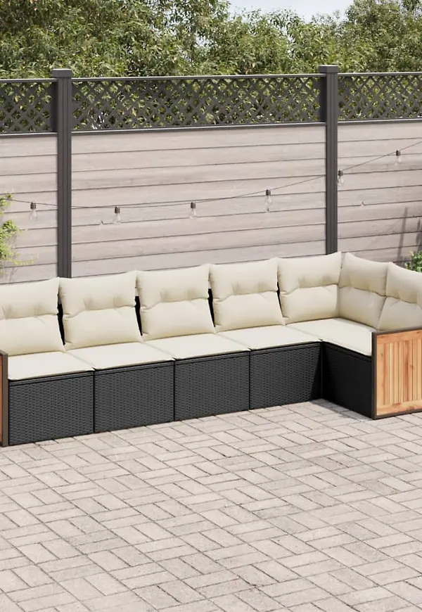 Otroligt snygg soffgrupp i svart från vidaXL.