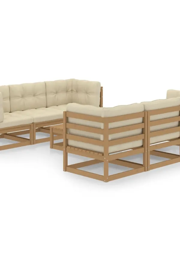 Stilriktig brun loungegrupp 2025 från vidaXL.