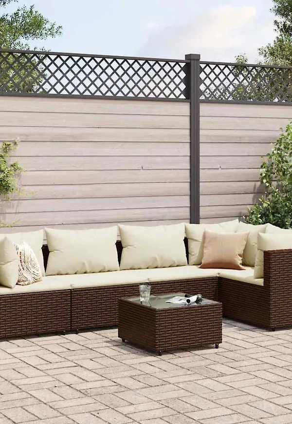 Supersnygg möbelgrupp i brunt från vidaXL.