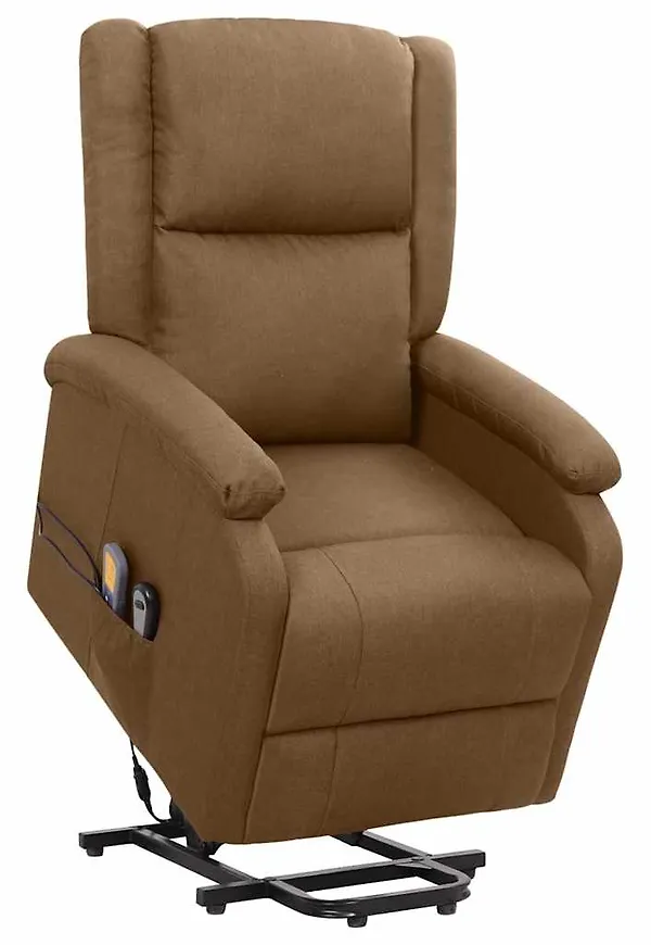 Brun vidaXL-reclinerfåtölj i supersnygg modell.