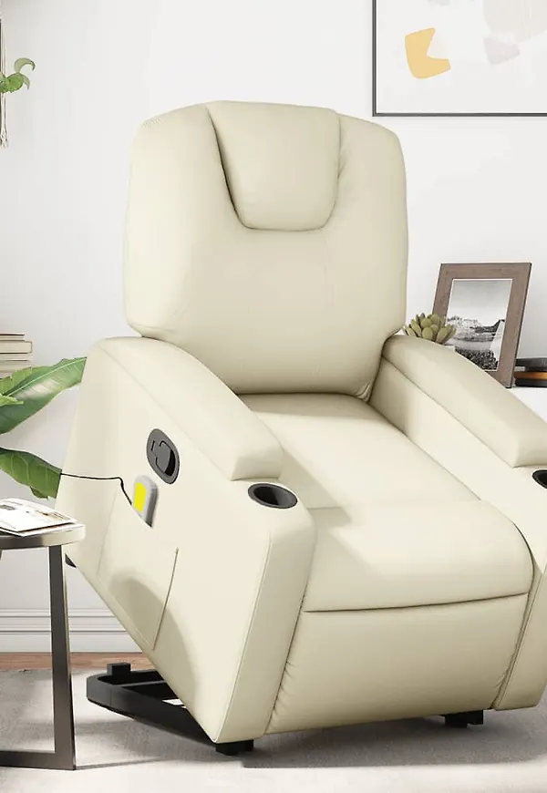 Jättesnygg bomullsfåtölj 2025 från vidaXL.