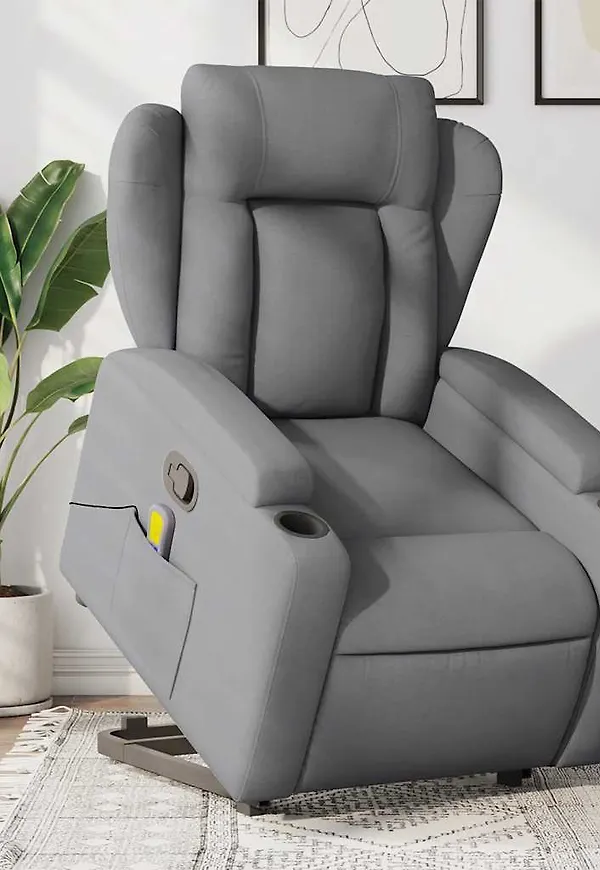 Riktigt fin grå fåtölj 2025 från vidaXL.