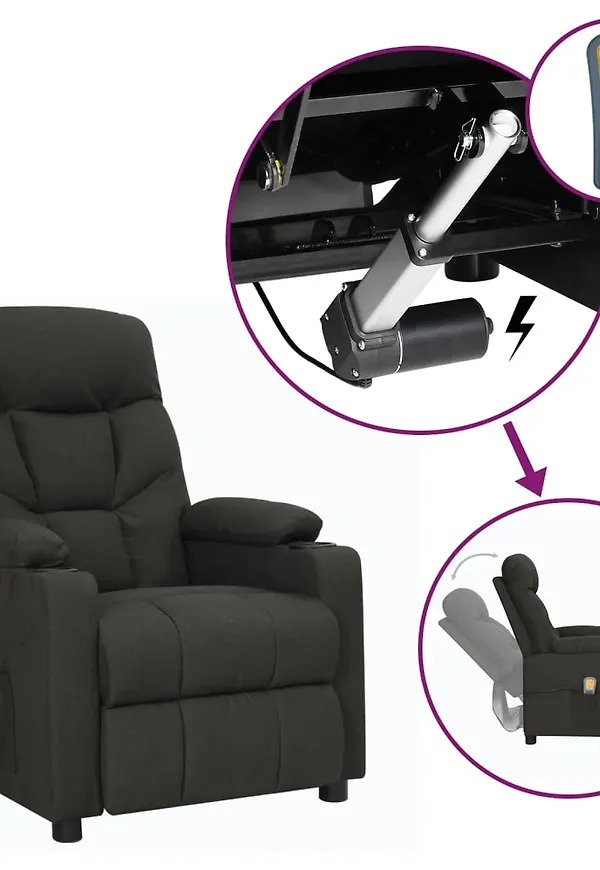 VidaXL massagefåtölj som passar perfekt till hösten 2025!