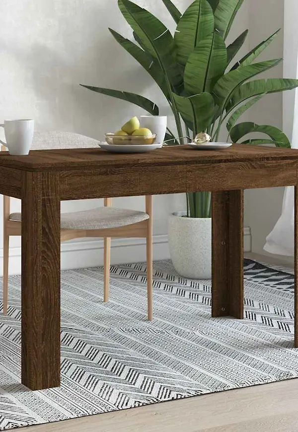 Mysig matbord i brunt från vidaXL.