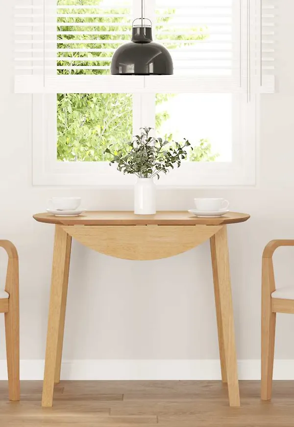 Brun vidaXL-bord i riktigt snygg modell.