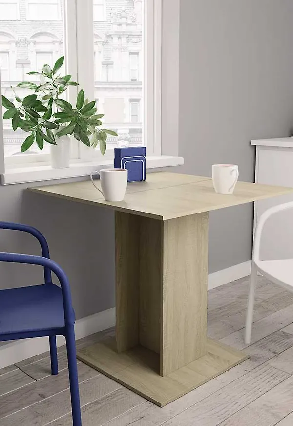 Elegant ekbord i brunt från vidaXL.