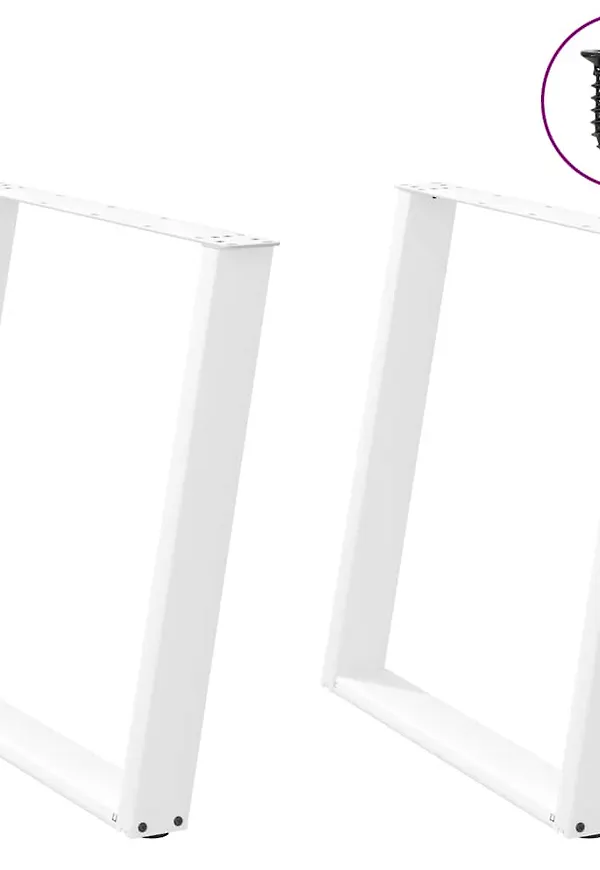 Elegant matbord i vitt från vidaXL.