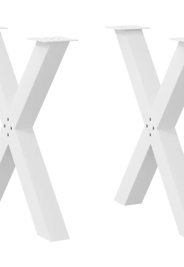 Vit vidaXL-skrivbord i moderiktig modell.