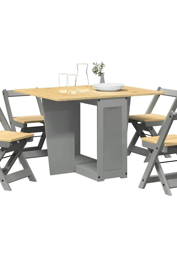 Grå vidaXL-frukostbord i trendig modell.