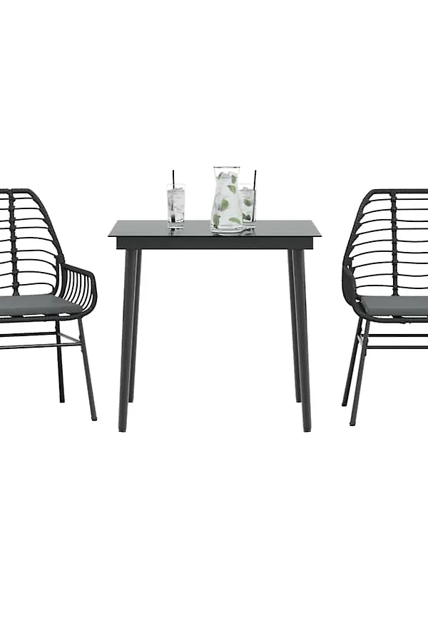 Svart VidaXL trädgårdsbord som passar perfekt till sommaren 2025!