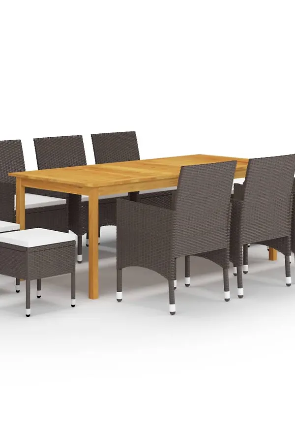 Mysig brun matstol 2025 från vidaXL.