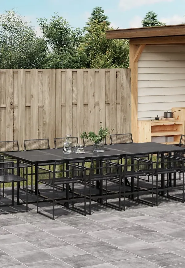 Svart vidaXL-bord i supersnygg modell.