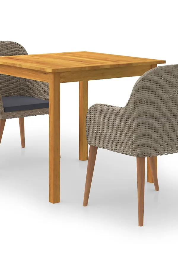 Superfin brun matstol 2025 från vidaXL.