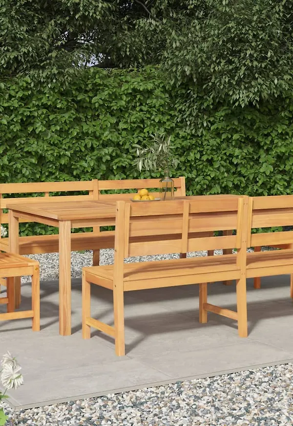 Exklusiv vidaxl bord i brun färg gjord i teak.