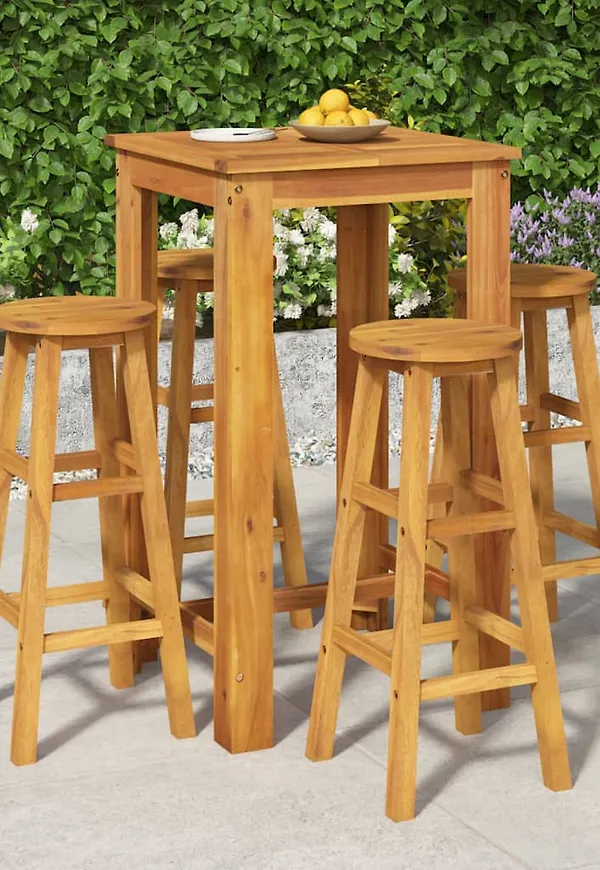 Brun vidaXL-bord i otroligt fin modell.