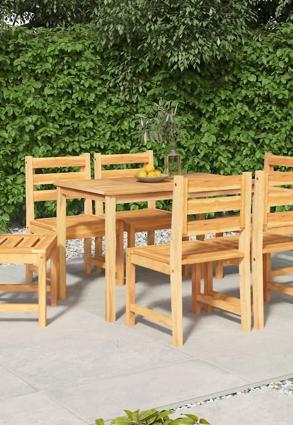 Riktigt snygg teakbord 2025 från vidaXL.