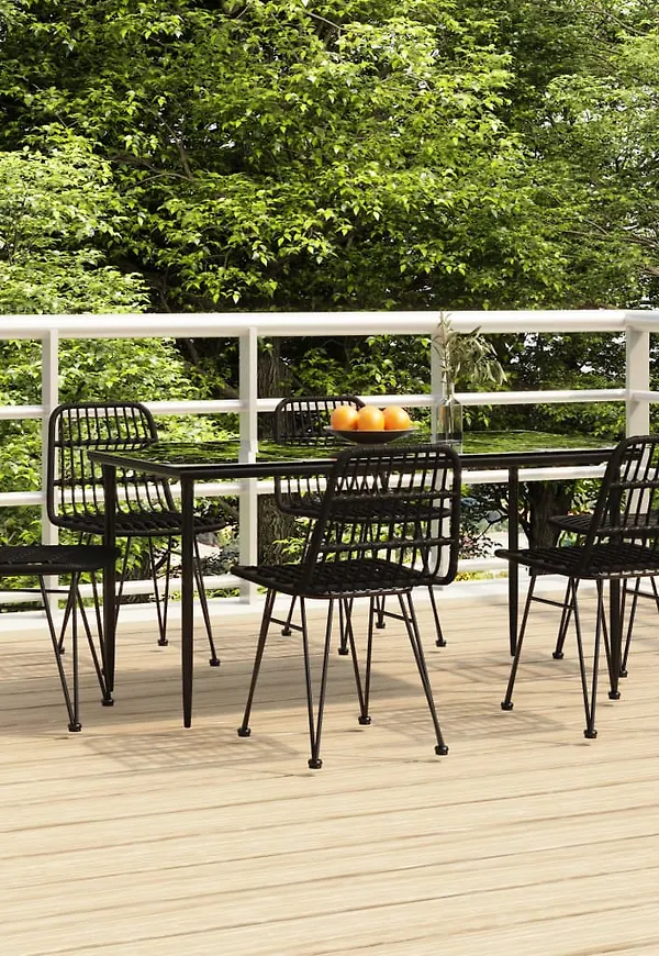 Svart VidaXL trädgårdsbord som passar perfekt till sommaren 2025!