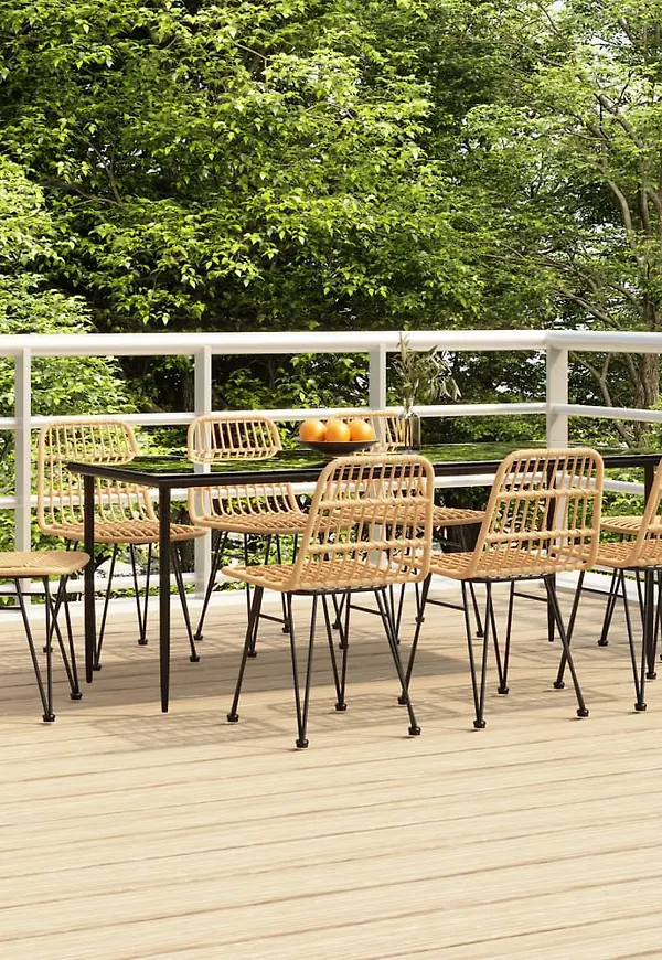 Jättefin brun bord 2025 från vidaXL.