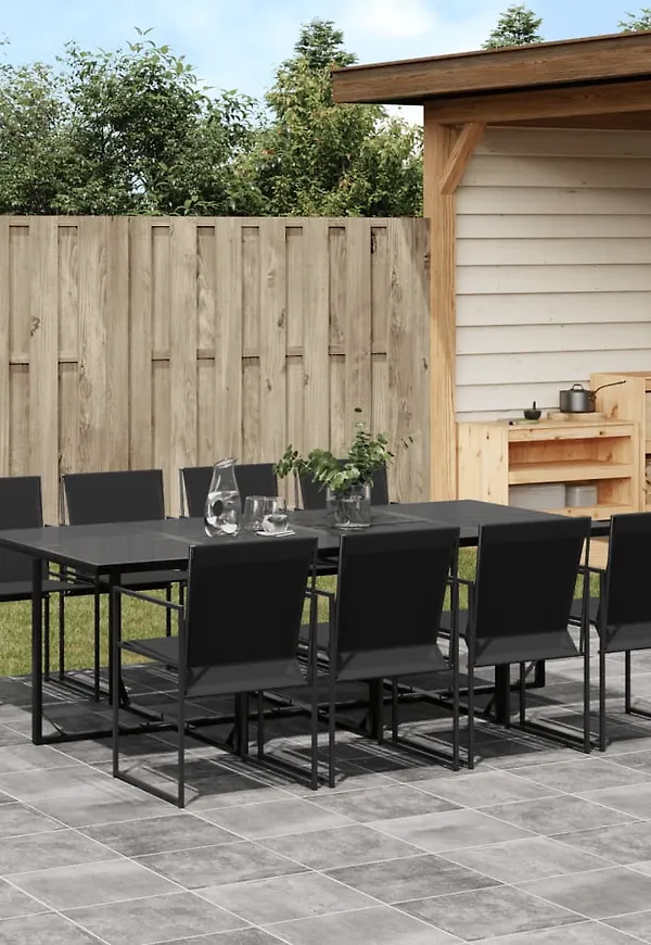Svart vidaXL-trädgårdsbord i härlig modell.