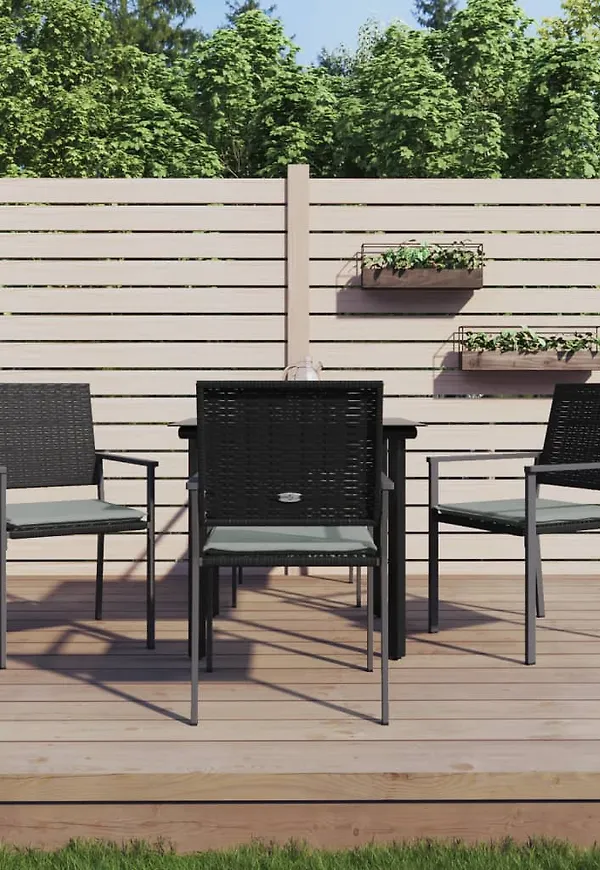 Svart VidaXL trädgårdsbord som passar perfekt till sommaren 2025!