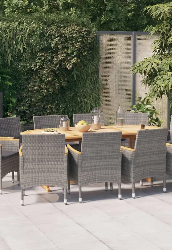 Grå vidaXL-stol i trendig modell.