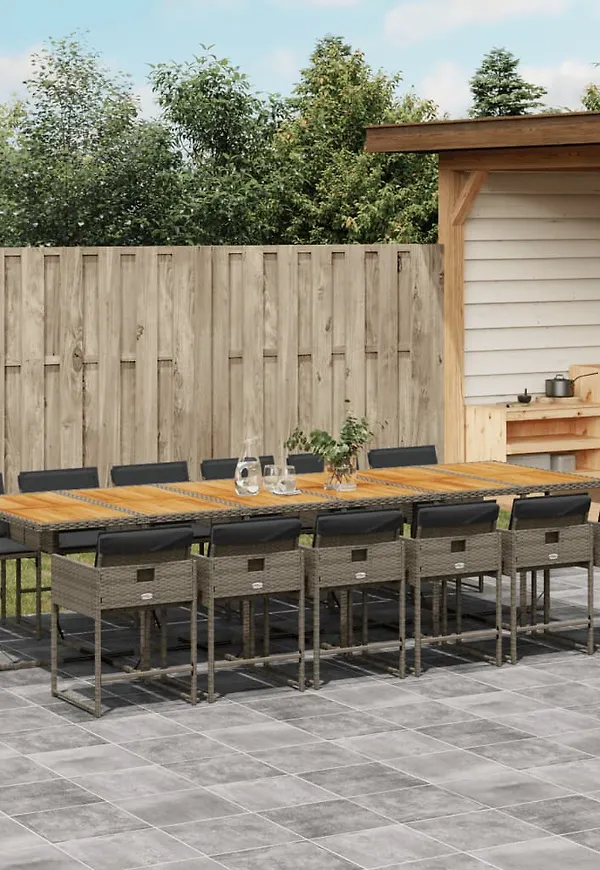 Riktigt trendig bord i grått från vidaXL.