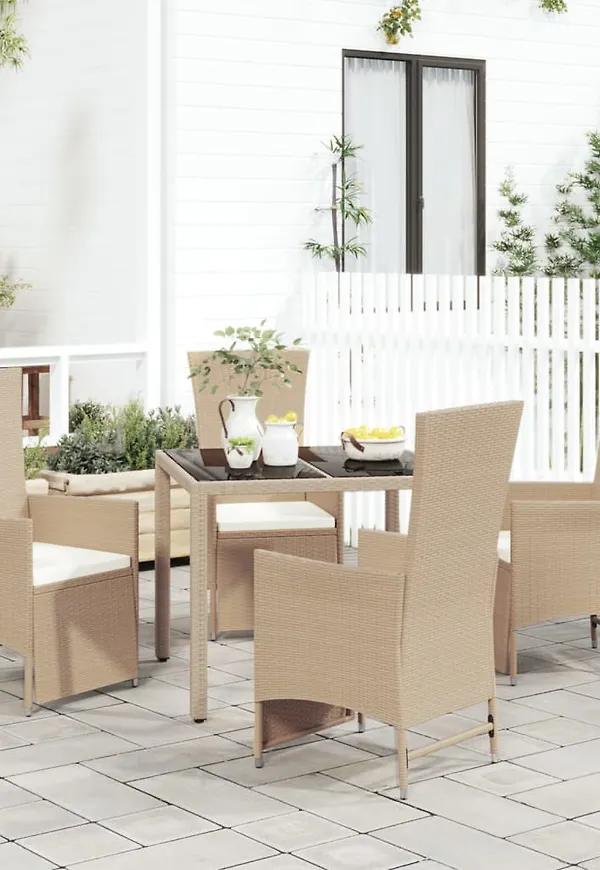 Stilren beige bord 2025 från vidaXL.