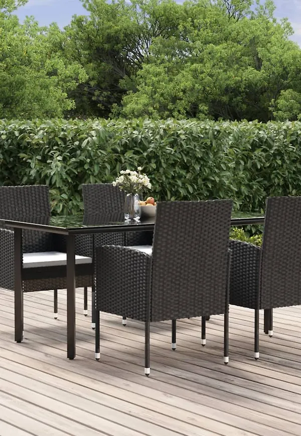 Svart VidaXL trädgårdsbord som passar perfekt till sommaren 2025!