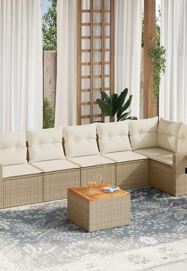 Ikonisk beige bord 2025 från vidaXL.