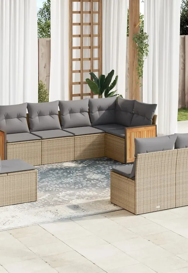 Fantastiskt snygg beige soffgrupp 2025 från vidaXL.