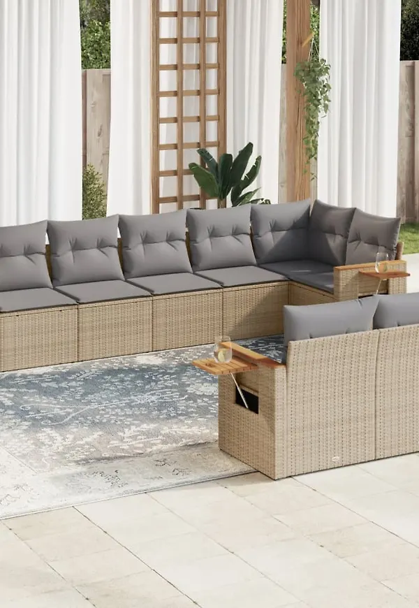 Otroligt fin beige sidobord 2025 från vidaXL.