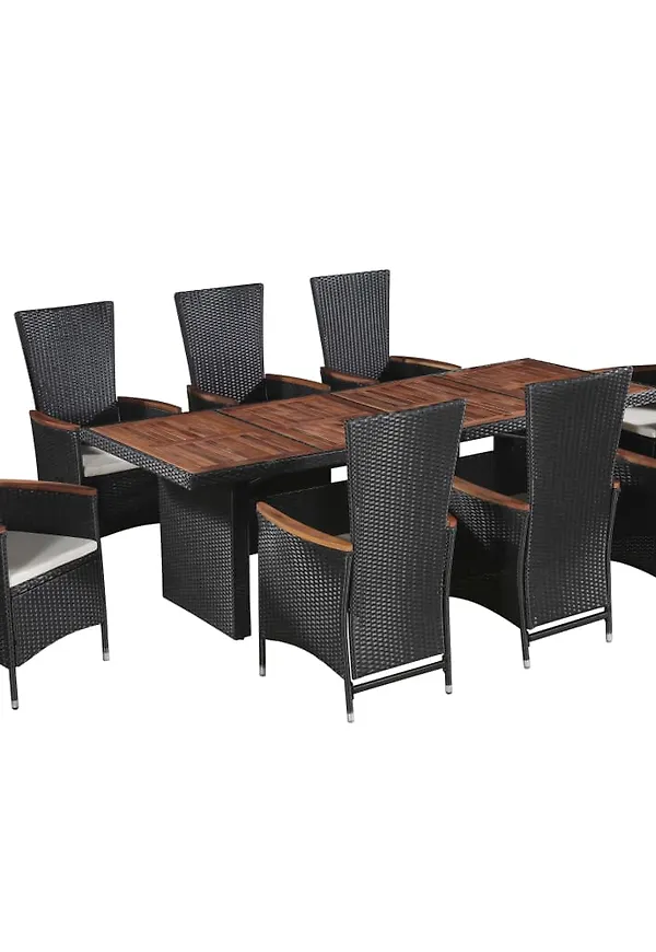 Svart VidaXL trädgårdsbord som passar perfekt till sommaren 2025!