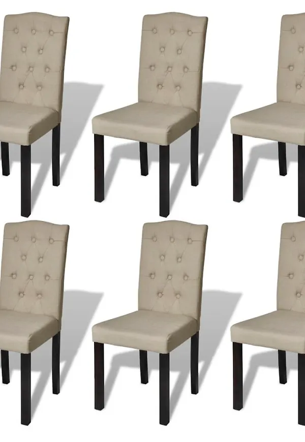 Moderiktig beige stol 2025 från vidaXL.