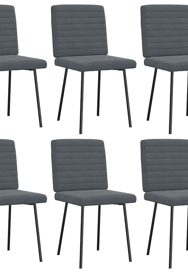 Smickrande grå matstol 2025 från vidaXL.