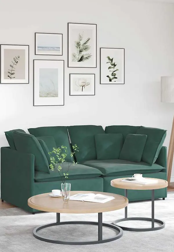 Superfin soffa i grönt från vidaXL.