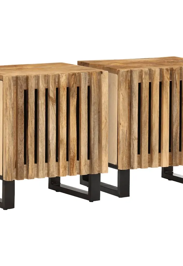 Brun vidaXL-bord i elegant modell.