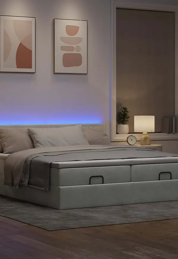 Vacker grå säng 2025 från vidaXL.