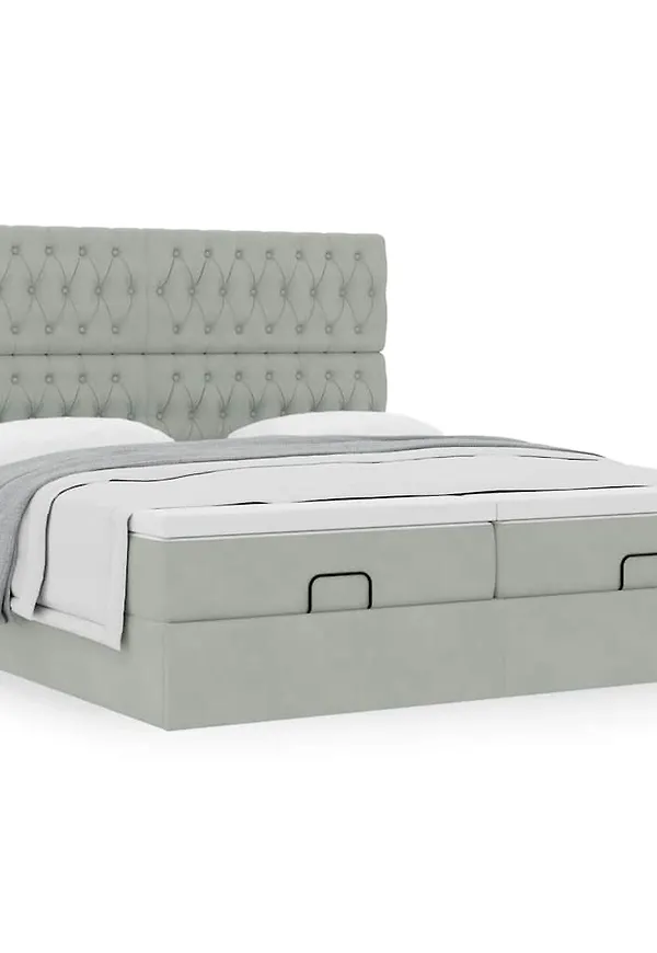 Otroligt fin grå säng 2025 från vidaXL.