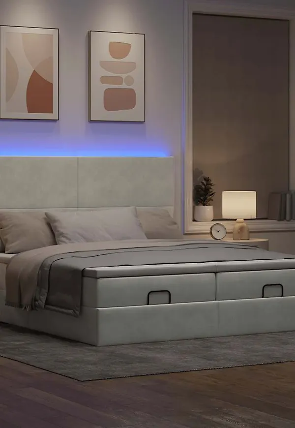 Smickrande grå enkelsäng 2025 från vidaXL.