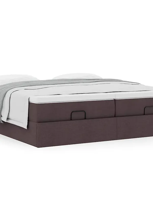 Klassisk säng i brunt från vidaXL.