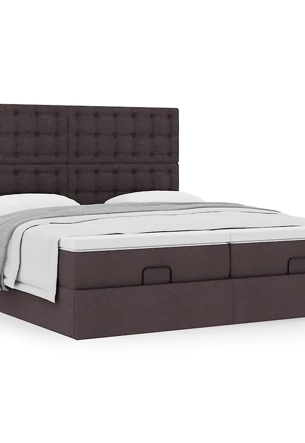 Otroligt fin säng i brunt från vidaXL.