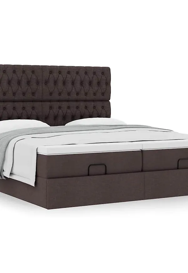 Brun dubbelsäng som passar perfekt till hösten 2025!