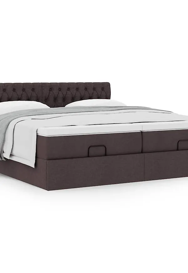 Brun dubbelsäng som passar perfekt till hösten 2025!