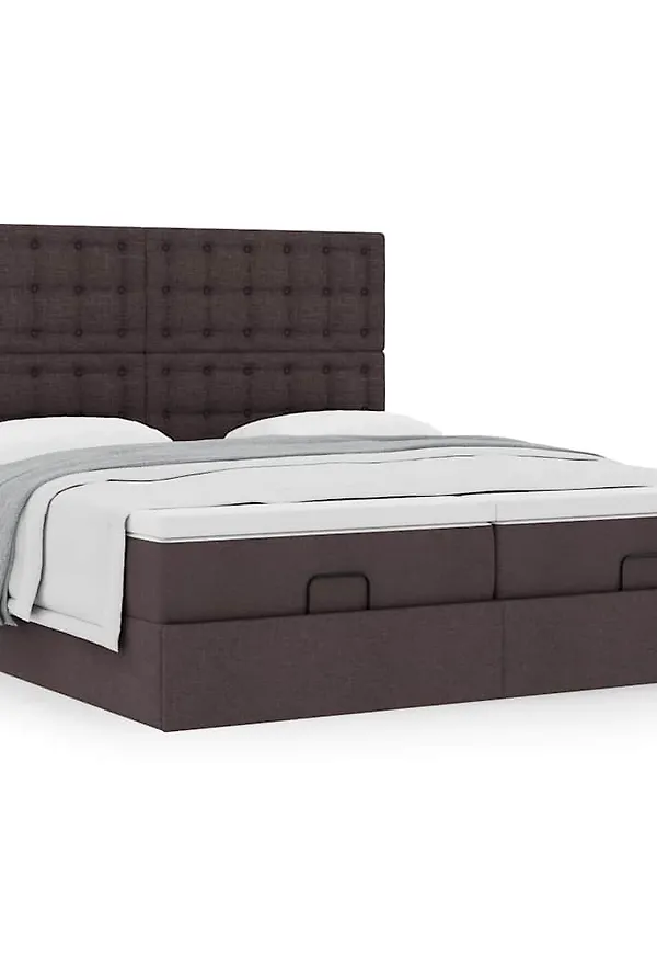 Klassisk säng i brunt från vidaXL.