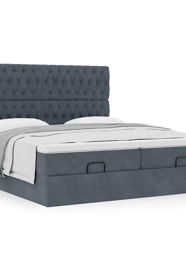 Skön grå enkelsäng 2025 från vidaXL.