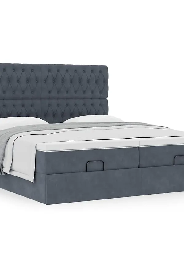 Riktigt fin grå säng 2025 från vidaXL.